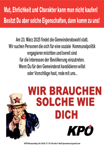 Wir brauchen Dich!